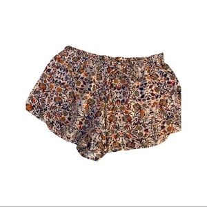 Intermix Silk Elastic Waist Pattern Shorts (10)